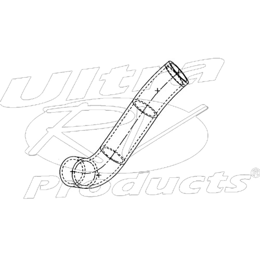 W0002010  -  Radiator Hose - Upper Front (L4B - 3.9L Cummins)